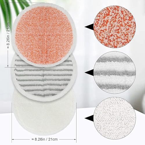 Replacement Pads for Bissell Spinwave Mop: 6 Pads for Bissell Spinwave - Image 2