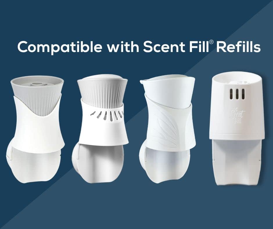 Scent Fill 100% Natural Cherry Almond Twist Plug in Air Freshener, Scented Oil Refills, 3 Refills