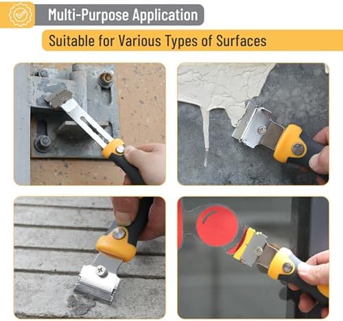 Bates- Razor Blade Scraper Set, 2 Pack, Standard & Adjustable Handle - Image 7