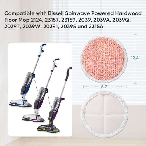 12 Pack 2124 Steam Mop Replacement Pads Compatible - Image 3