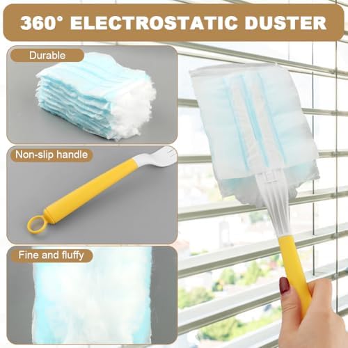 40-Pack Duster Refill for Swiffer Duster, Electro Static Dust Removal Refills - Image 6