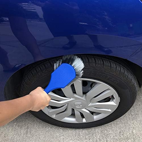 Car Wash Brush with Long Handle, Car Detailing Kit, Wheel Brush 7 Packs - Image 6