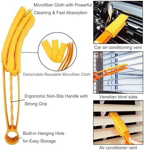 5Pcs Window Blind Cleaning Set, Washable dust Removal Cleaning Tools, air Vent - Image 4