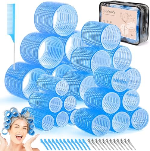 obeoby 4 Sizes Hair Rollers Curlers Set by obeobyhairaccessories