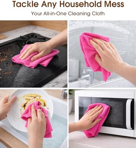 KitchLife Microfiber Cleaning Cloth Roll, 100 Pack - Image 4