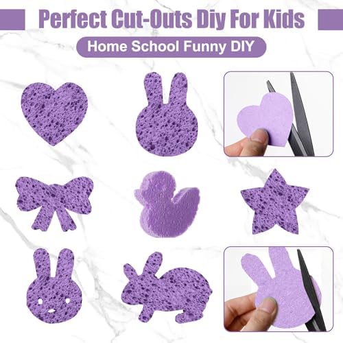 Zhengmy 100 Pcs Sponges Bulk Sponges Kitchen Compressed Sponge - Image 5