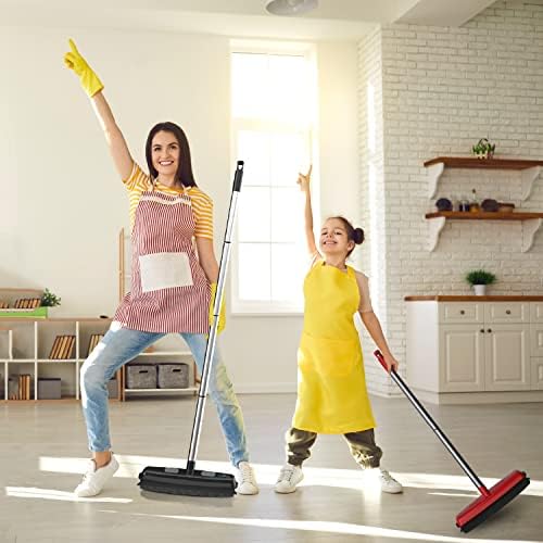 Rubber Bristle Expandable Broom Set - Image 3