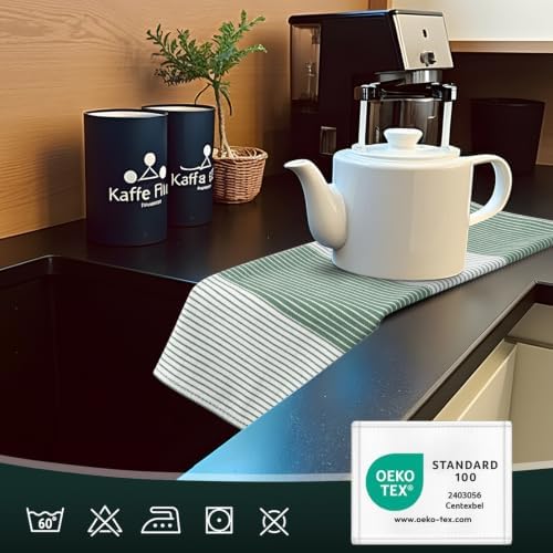 Homaxy Premium 100% Cotton Kitchen Towels 18"x28", 4 Pack - Image 6