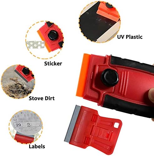 Plastic Razor Blade Scraper Hand Held Window Vinyl Tint Scraper - Image 2