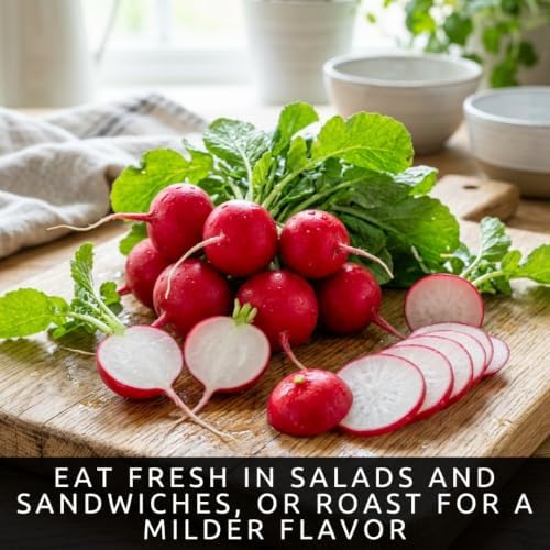 100 Cherry Belle Radish Seeds | Fast Growing Vegetable Seeds - Image 3
