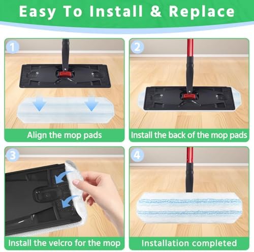 6 Pack H2prO Mop Pads Replacement - Image 6