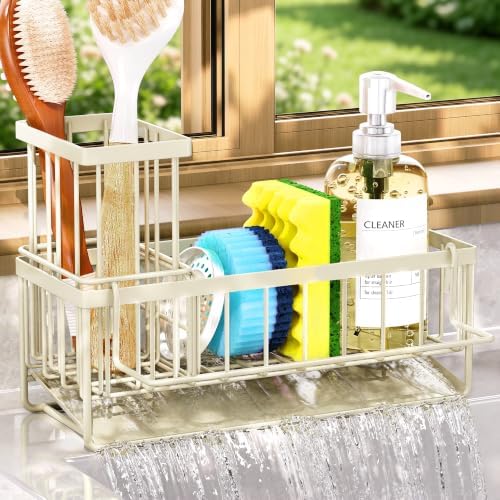 Sponge Holder for Kitchen Sink, Kitchen Sink Caddy, Kitchen Sink Sponge Holder by OERPHO