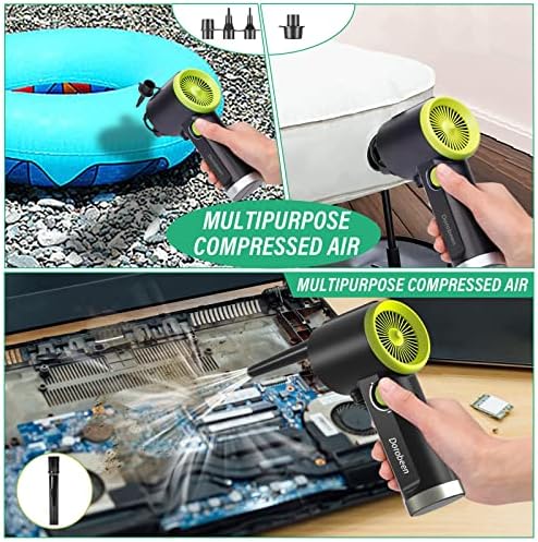 DOROBEEN Compressed Air Duster, Cordless Handheld Air Blower, Stepless Speed - Image 5
