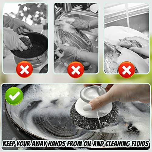 2Pcs Stainless Steel Wool Scrubber - Image 5
