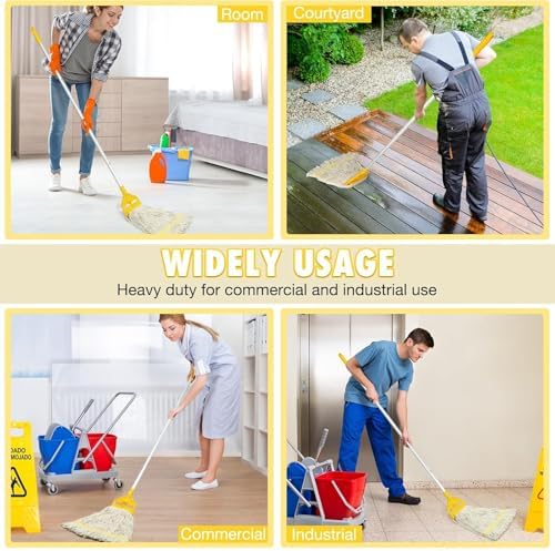 VOUBIEN Commercial Mop Handle Heavy Duty - Image 4
