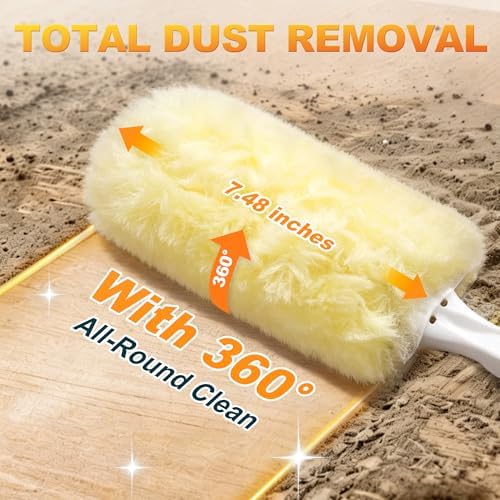 JOYMOOP Scented Telescopic Duster kit, 3FT Extendable Handle + 48 Yellow Refills - Image 4