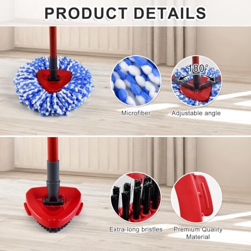 Mop Heads Replacements for Ocedar, Spin Mop Replacement for O-Cedar RinseClean - Image 3