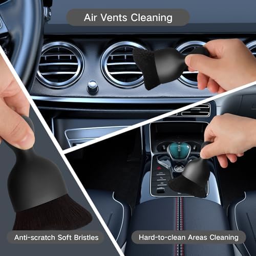 Qydipclin 7pcs Windshield Cleaner Tool Car Interior Window Cleaning Kit - Image 6