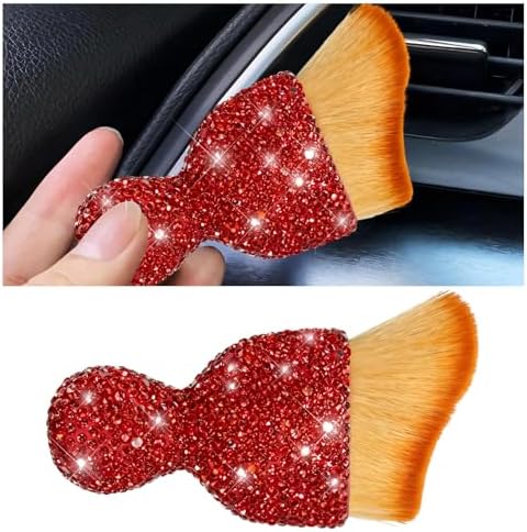 Bling Car Detailing Brush, Crystal Rhinestone Auto Interior Soft Bristles Dust by Unknown