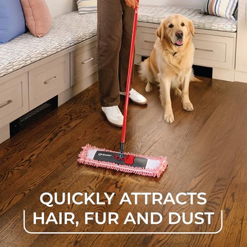 O-Cedar Pet Pro Microfiber Hair & Dust Mop + 1 Mop Head Replacement | 3X Pet - Image 2