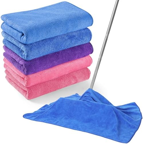 SmoothNovelty 5 Pcs Extra Large Microfiber Cleaning Cloth by SmoothNovelty