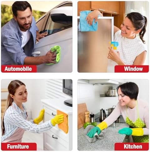 AIDEA Microfiber Cleaning Cloth 24 Pack, Microfiber Towels - Image 5