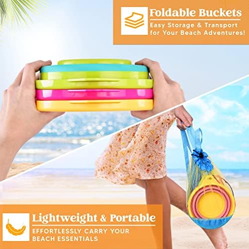 JOYIN Foldable Beach Bucket Set - Image 4
