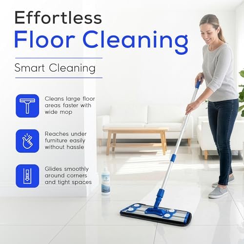 Microfiber Flat Mop with 360° Rotation - Image 4