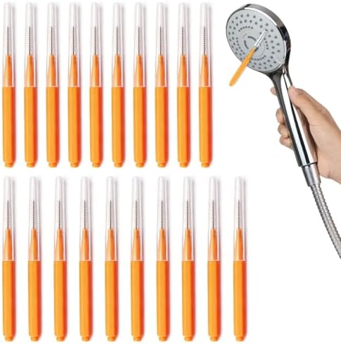 20 Pcs Shower Head Cleaner Picks, Shower Head Cleaning Brush by Unknown