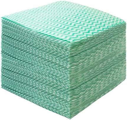JEBBLAS 100Pack Reusable Cleaning Cloths 11.8‘’x11.8‘’ Handi Wipes Reusable by JEBBLAS