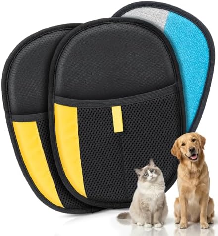 Pet Hair Removal Glove for Cat & Dog, Reusable Electrostatic Hair Remover by Unknown