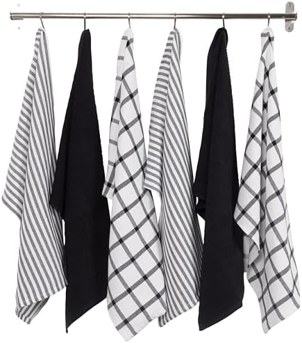 KAF Home Premium Kitchen Towels, Large 100% Cotton, Flat & Terry Absorbent Dish - Image 2