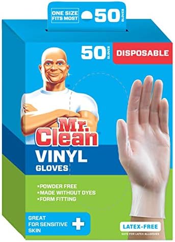 Mr. Clean Disposable Vinyl Gloves by MrClean