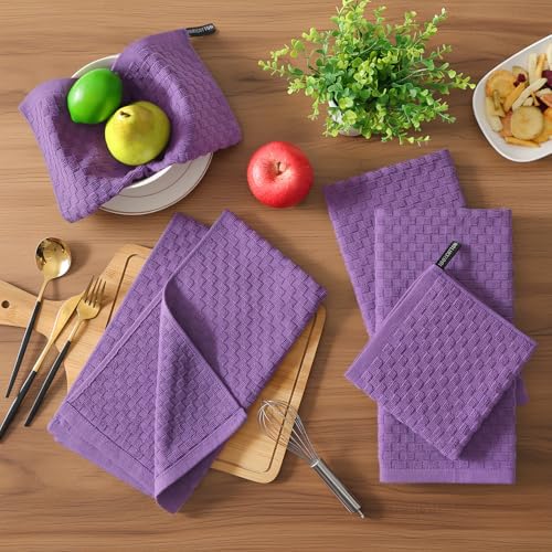 Homaxy 100% Cotton Terry Kitchen Towels - Image 6