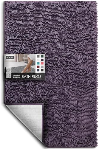Hearth & Harbor Bathroom Rugs, Chenille Bath Mat - Image 3