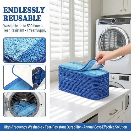 18 Pack Microfiber Cleaning Pads - Image 5