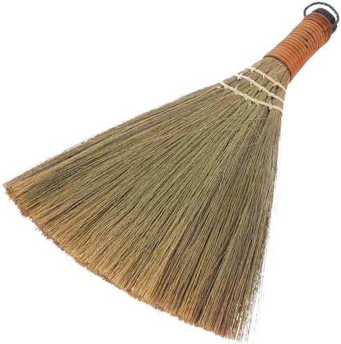Soft-Haired Mini Broom 12.20 Inch Short Handle Tabletop Dust Sweeper by HOLIDYOYO
