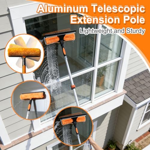 18FT Window Washing Kit, Squeegee - Image 3