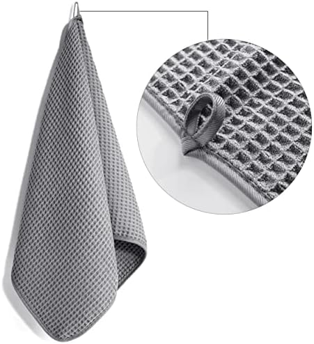 POLYTE 430 GSM Poly Blend Microfiber Quick Dry Waffle Hand Towel, 16x30 in - Image 3