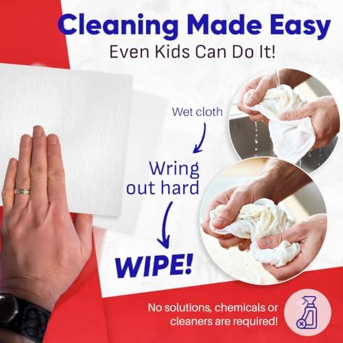 ZAP Cloth Premium Microfiber Cleaning Cloth, Reusable Glass Cleaning Towel - Image 5