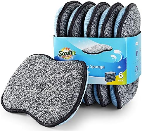 Multi-Purpose Scrub Sponges for Kitchen By Scrub- it by SCRUBIT