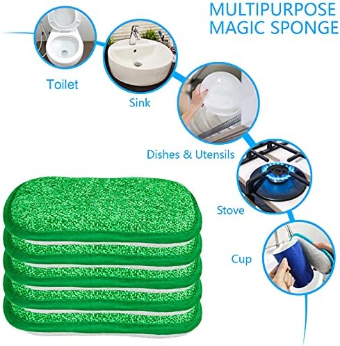 Reusable Sponges for Dishes, Kitchen Sponge for Washing Dishes Pack 5/10 - Image 4