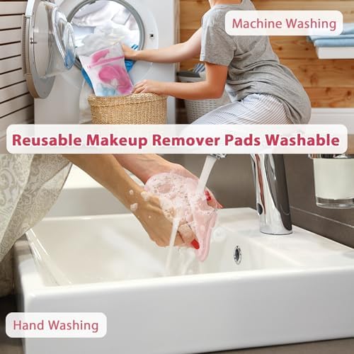 Natwag Makeup Remover Cloth, 12 Pack Makeup Remover Pads Microfiber Face - Image 6