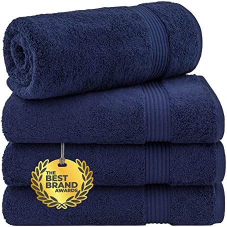 Cotton Paradise 100% Cotton Turkish Towel Set, Soft Absorbent Quick Dry by UNITEDHOMETEXTILE
