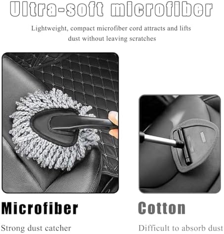 KVAEY Car Dash Duster Brush, Super Soft Microfiber Multi-Functional Car - Image 5