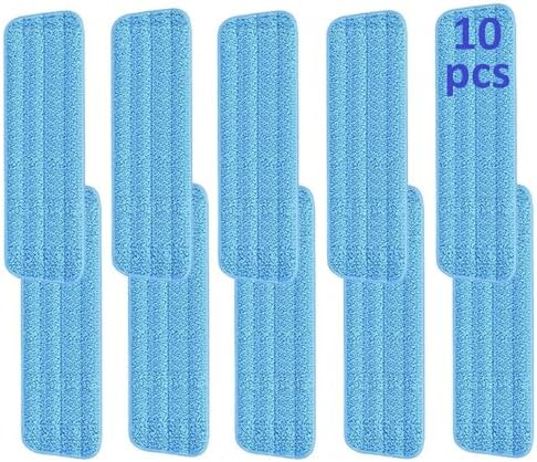 10 Pcs Reusable Mop Pads 16 x 5.5 Inch by YOQXHY