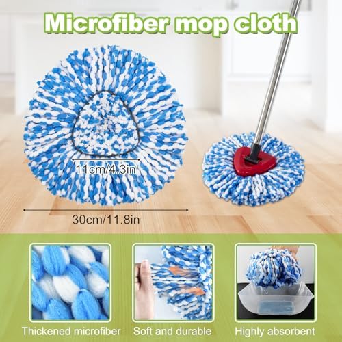 Mop Head for O Cedar, Mop Heads Replacement for O Cedar RinseClean 2 Tank - Image 3