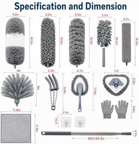 15-Piece Microfiber Duster Cleaning Kit - Image 2