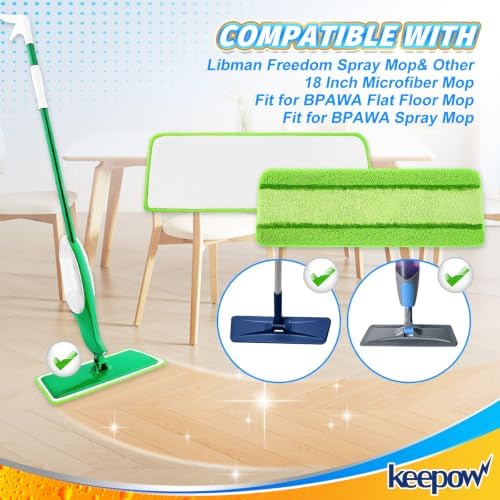 KEEPOW 6 Pack Spray Mop Refills Compatible - Image 2