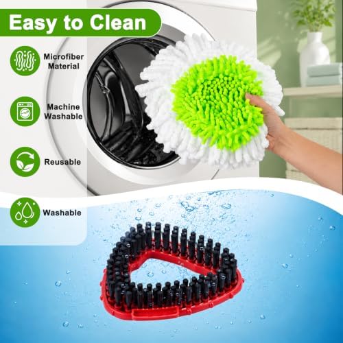HANZENMA 6 Pack Mop Head Replacement - Image 7